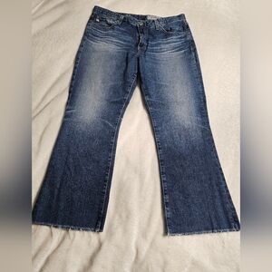AG Adriano Goldschmied Jody Crop Blue Jeans
